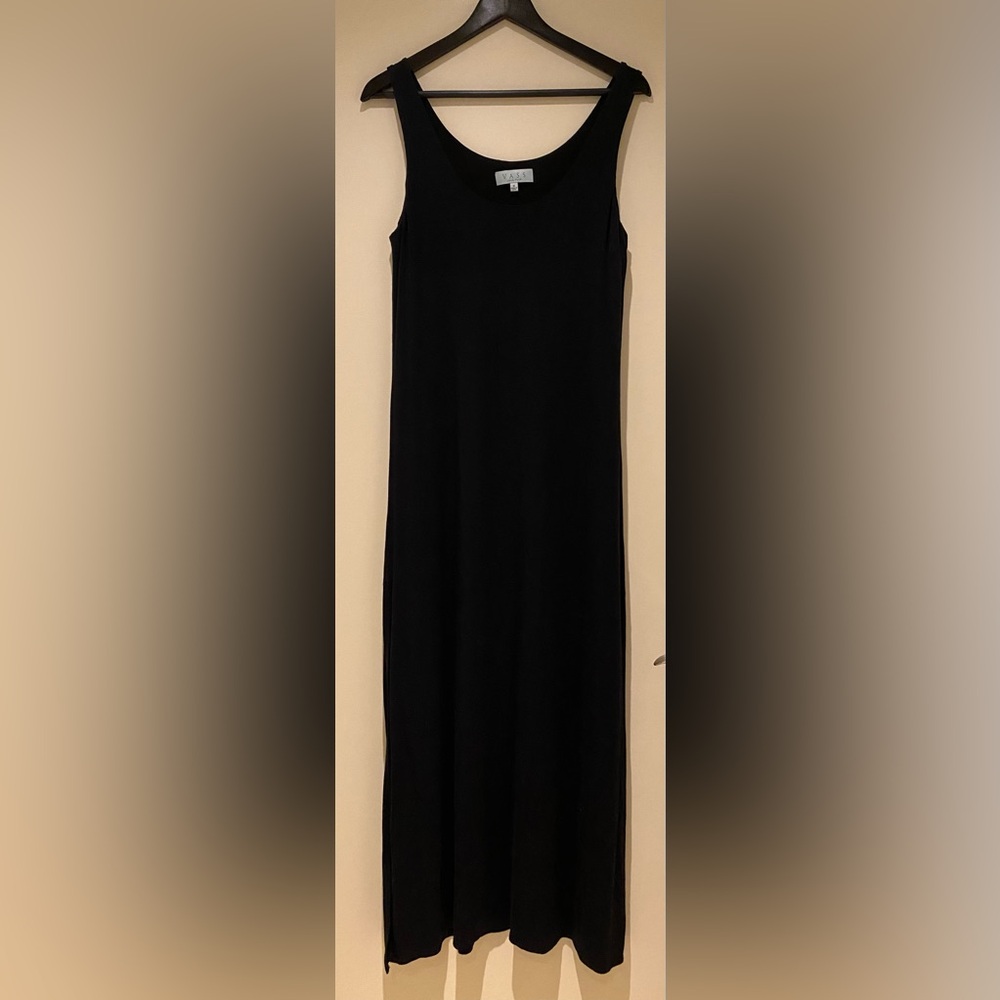 Joan Vass Side Slit Maxi Tank Dress